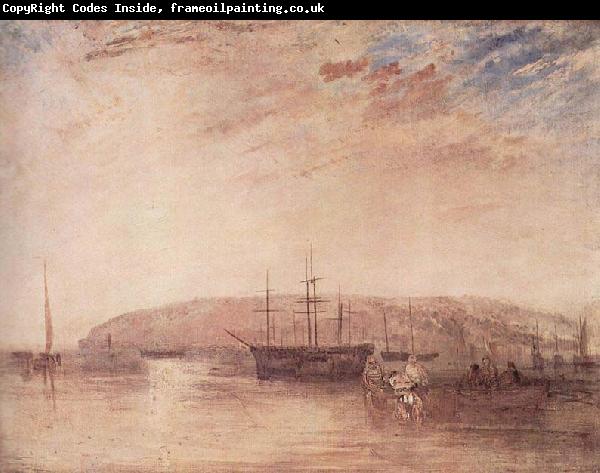 Joseph Mallord William Turner Schiffsverkehr vor der Landspitze von East Cowes